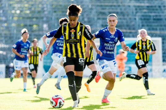 Häckens Felicia Schröder och Trelleborgs Viktoria Persson