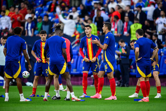 Alvaro Morata of Spain