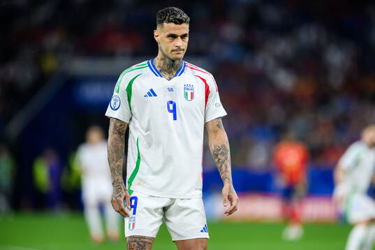 Gianluca Scamacca of Italy