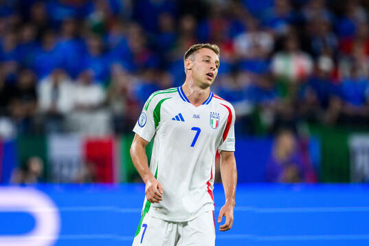 Davide Frattesi of Italy looks dejected