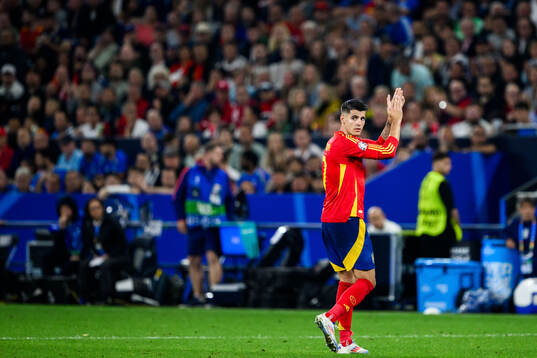 Alvaro Morata of Spain