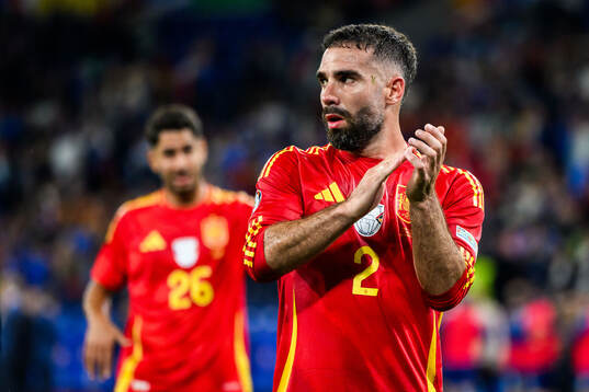 Daniel Carvajal of Spain celebrates