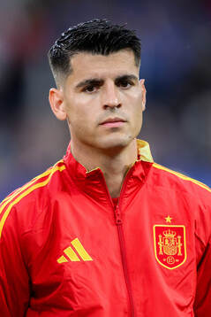 Alvaro Morata of Spain