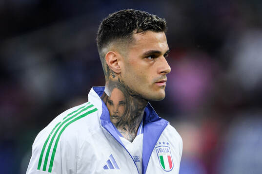 Gianluca Scamacca of Italy