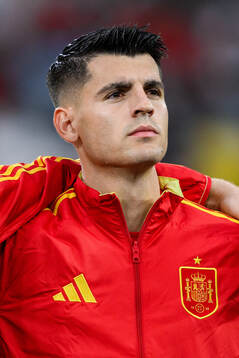Alvaro Morata of Spain