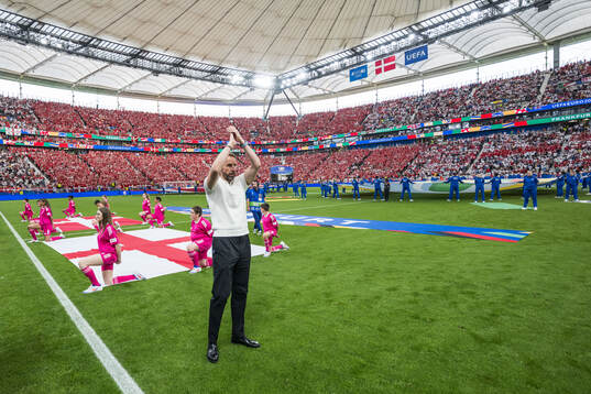 Head coach Gareth Southgate of England