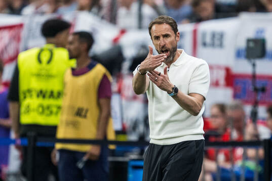 Head coach Gareth Southgate of England