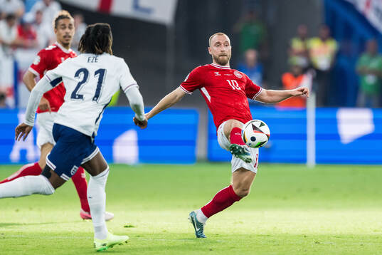 Christian Eriksen of Denmark
