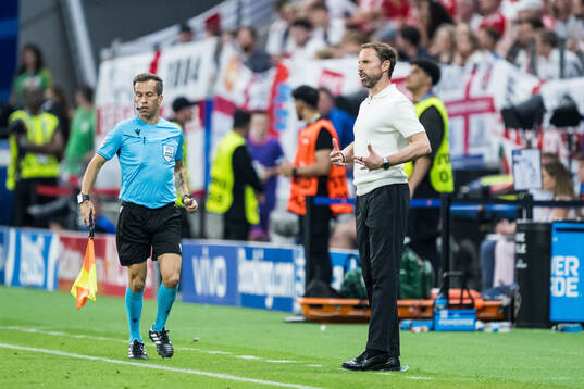 Head coach Gareth Southgate of England