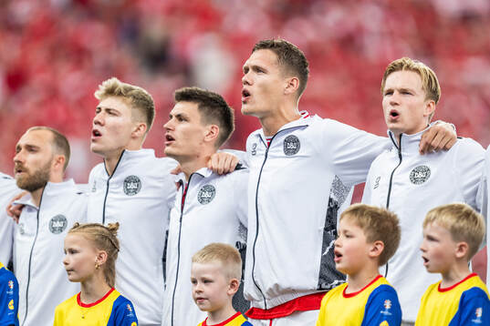 Christian Eriksen, Rasmus Højlund, Joakim Mæhle, Jannik