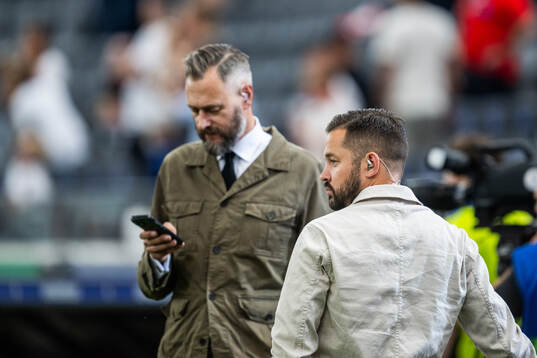 Olof Lundh och Gusten Dahlin, reporters of Swedish