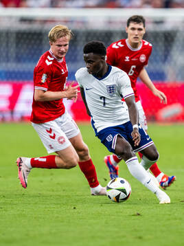 Bukayo Saka of England