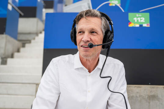 Jens Fjellström, commentator of Swedish broadcaster TV4