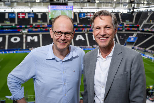 Lasse Granqvist and Jens Fjellström, commentators of