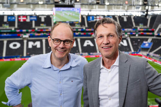 Lasse Granqvist and Jens Fjellström, commentators of