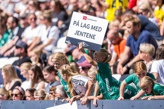 Spectators in the stands