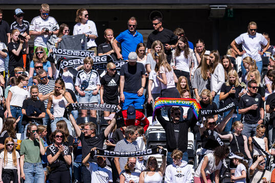 Spectators in the stands