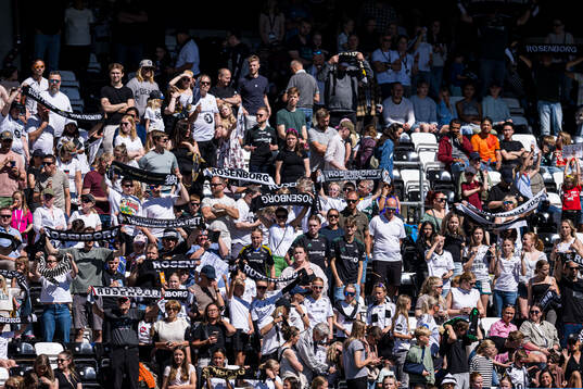 Spectators in the stands