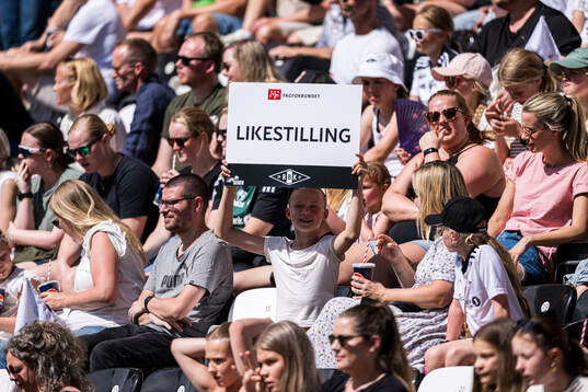 Spectators in the stands