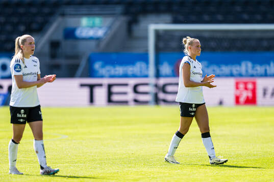 Frøya Brennskag-Dorsin of Rosenborg looks dejected