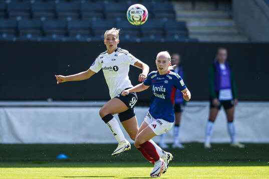 Frøya Brennskag-Dorsin of Rosenborg and Thea Bjelde of