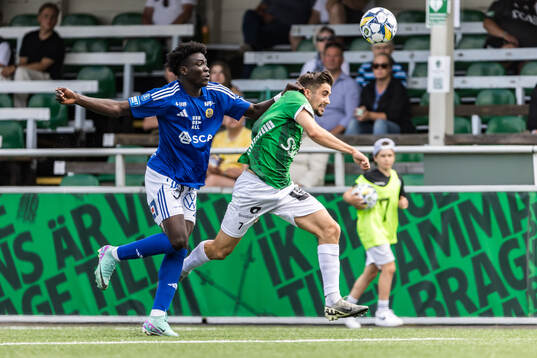 GIF Sundsvalls Kojo Peprah Oppong och Brages Emil Tot