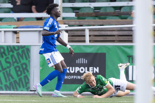 GIF Sundsvalls Kojo Peprah Oppong och Brages Christopher