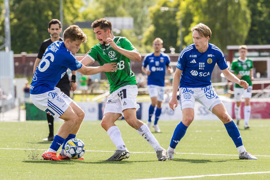 GIF Sundsvalls Edvard Carrick och Brages Emil Tot Wikström