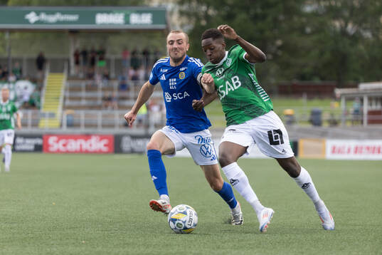 GIF Sundsvalls Dennis Olsson och Brages Samouil Izountouemoi
