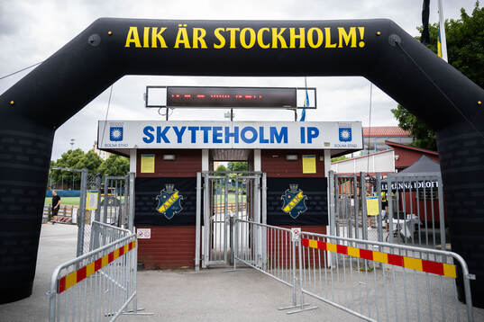 Exteriör vy av Skytteholm IP