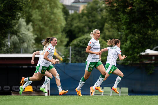 Hammarbys Smilla Vallotto och Jonna Andersson