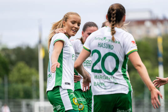 Hammarbys Smilla Holmberg jublar