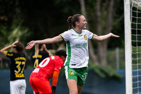 Hammarbys Vilde Hasund jublar