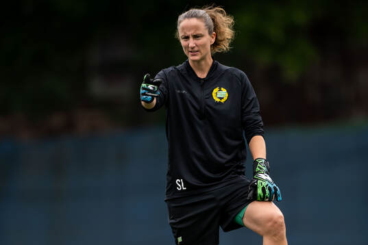 Hammarbys målvaktstränare Sofia Lundgren