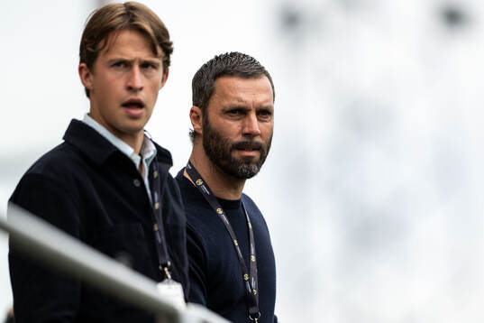 Hammarbys tekniske chef Adrian von Heijne och sportchef
