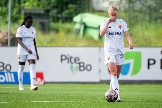 Djurgårdens Zara Jönsson deppar
