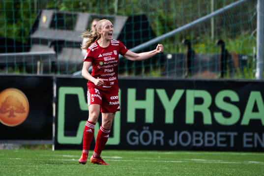 Piteås Ásla Johannesen jublar