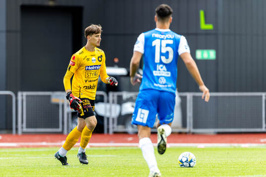 Degerfors målvakt Wille Jakobsson