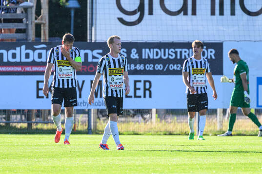 Landskronas Philip Andersson, David Edvardsson, Victor