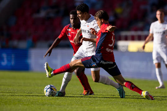 Östers Manasse Kusu och Tatu Varmanen och Helsingborgs