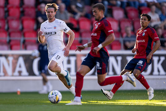 Helsingborgs Wilhelm Loeper och Östers Lukas Bergquist