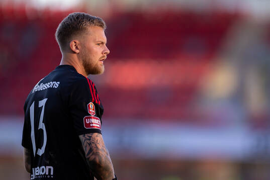 Östers målvakt Robin Wallinder