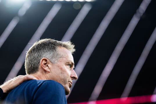 Head coach Kasper Hjulmand of Denmark