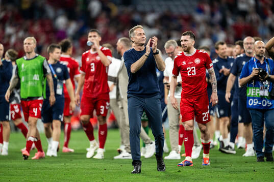 Head coach Kasper Hjulmand of Denmark