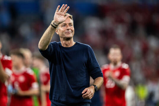 Head coach Kasper Hjulmand of Denmark