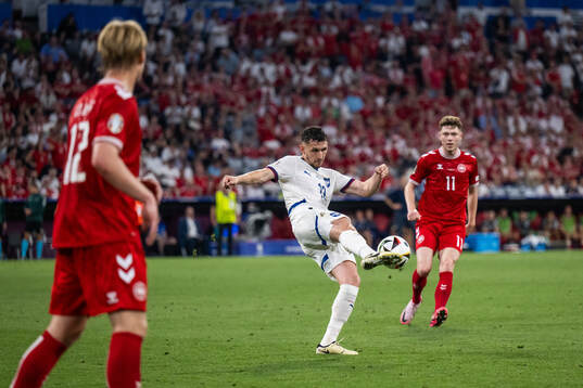 Milos Veljkovic of Serbia
