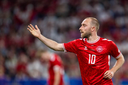 Christian Eriksen of Denmark