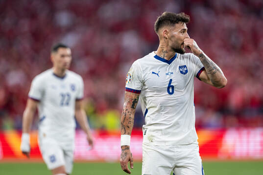 Nemanja Gudelj of Serbia