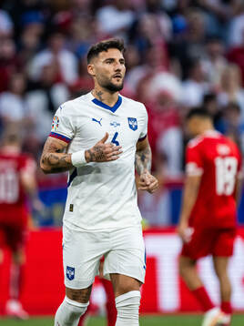Nemanja Gudelj of Serbia