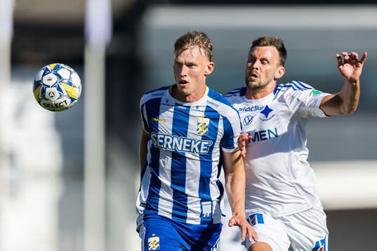 IFK Göteborgs Laurs Skjellerup och IFK Norrköpings Max